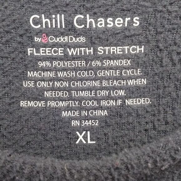 UNISEX CuddlDuds "CHILL CHASERS" Base Layer...SIZE XL...Purple - Picture 2 of 4